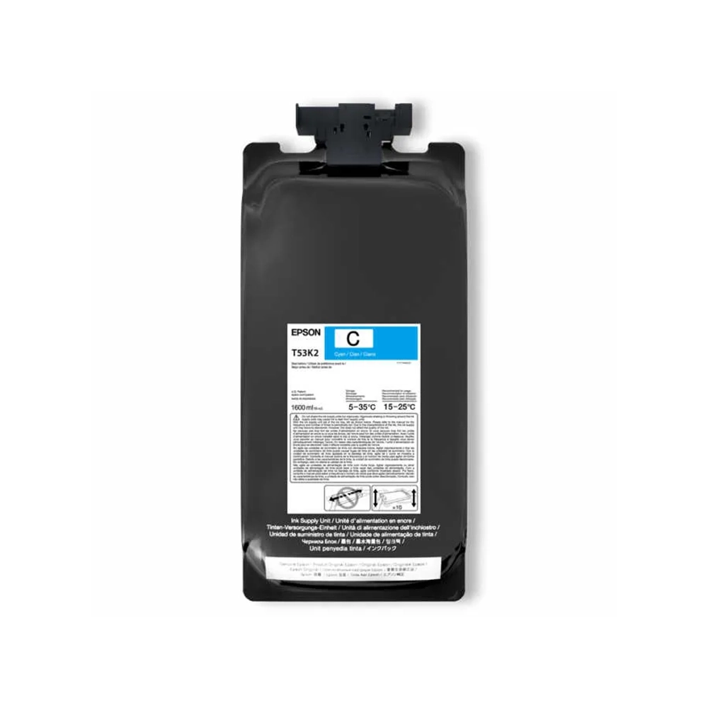 Bolsa tinta Epson UltraChrome XD3 Cyan 1.6 L Rendimiento Pro