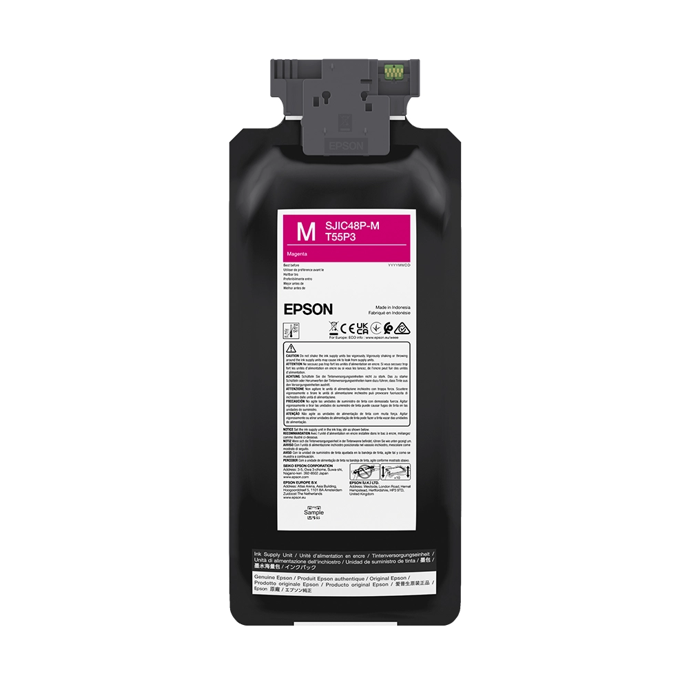 Bolsa tinta Epson UltraChrome XD3 Magenta 1.6 L Calidad Pro