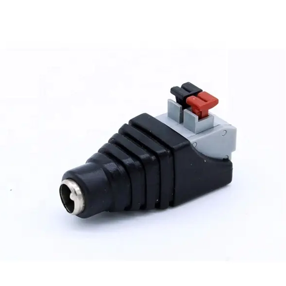 Bornera Hembra Presión DC 2.1mm Conexión Rápida y Segura