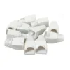 Botas RJ45 Blancas Cat6 Protección Conectores Paquete x10