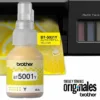 Botella de Tinta Brother Amarilla 5.000 Páginas T420/T520/T720/T920