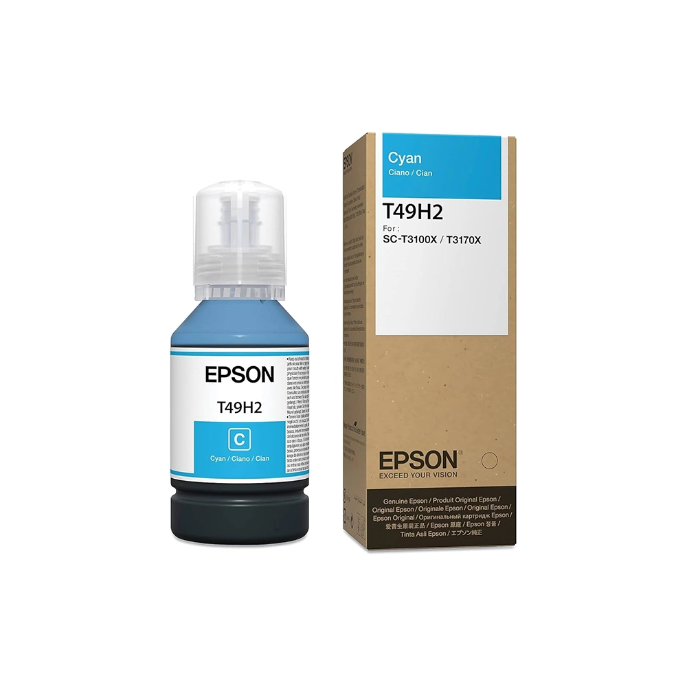 Botella de Tinta Cyan Epson T49H 140ML Rendimiento Superior