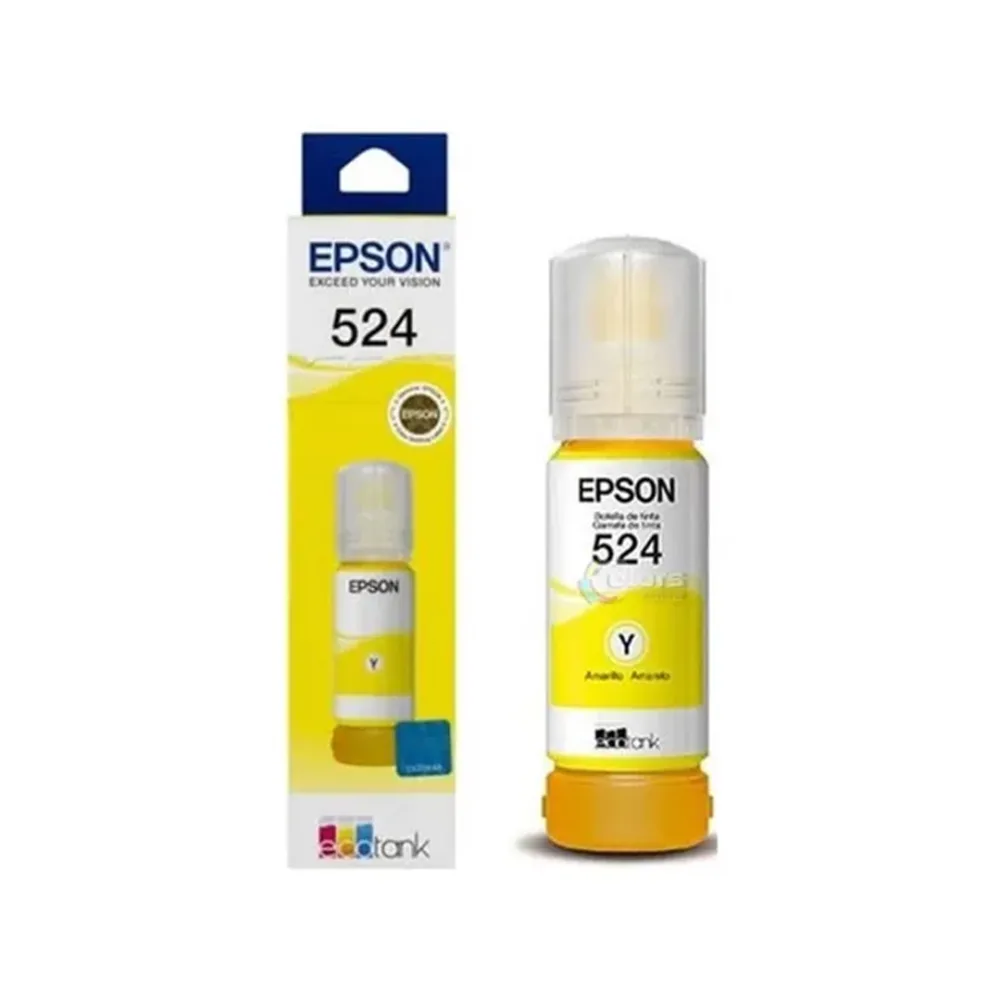 Botella de Tinta Epson Amarillo 70 ml EcoTank Alta Fidelidad Original
