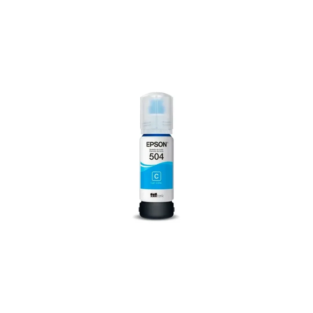 Botella de tinta Epson T504 T504220-AL cian EcoTank EcoFit 70 ml