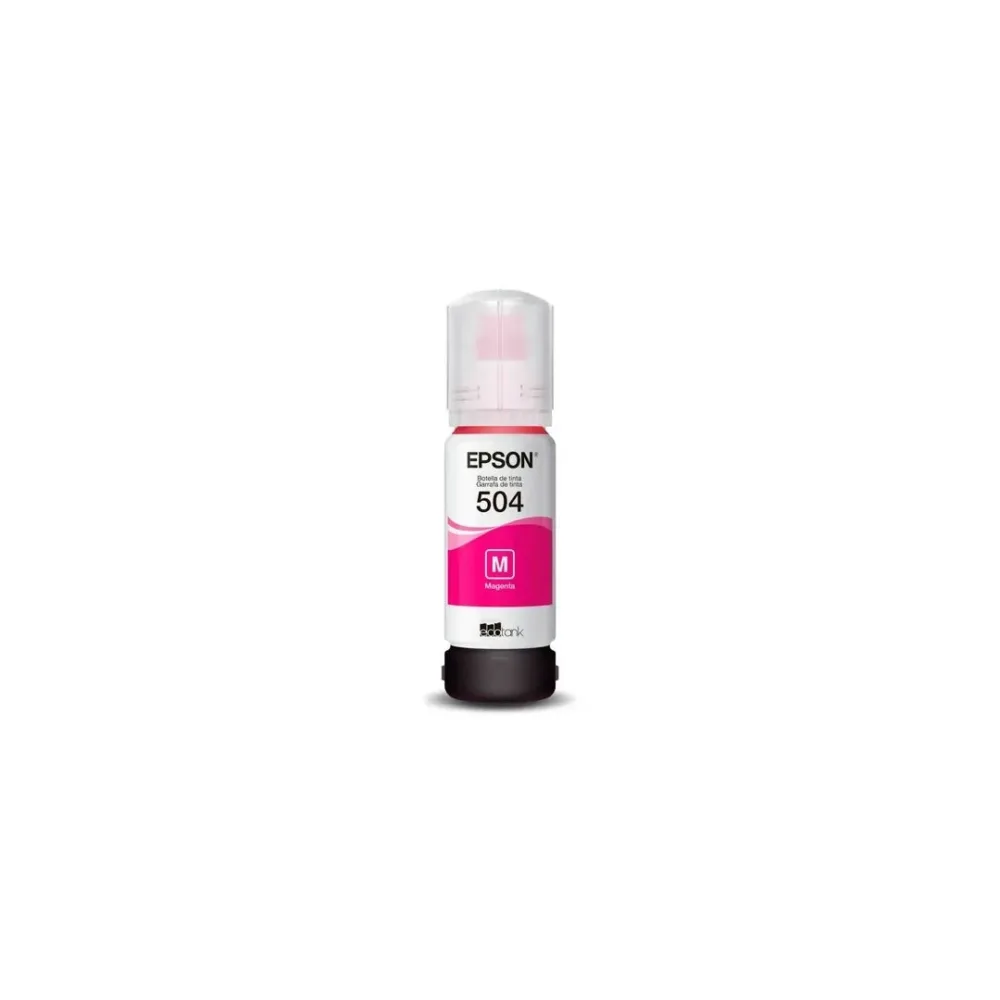 Botella de tinta Epson T504 T504320-AL magenta EcoTank de 70 ml