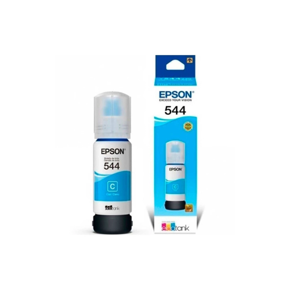 Botella de tinta Epson T544220-AL cian original para EcoTank
