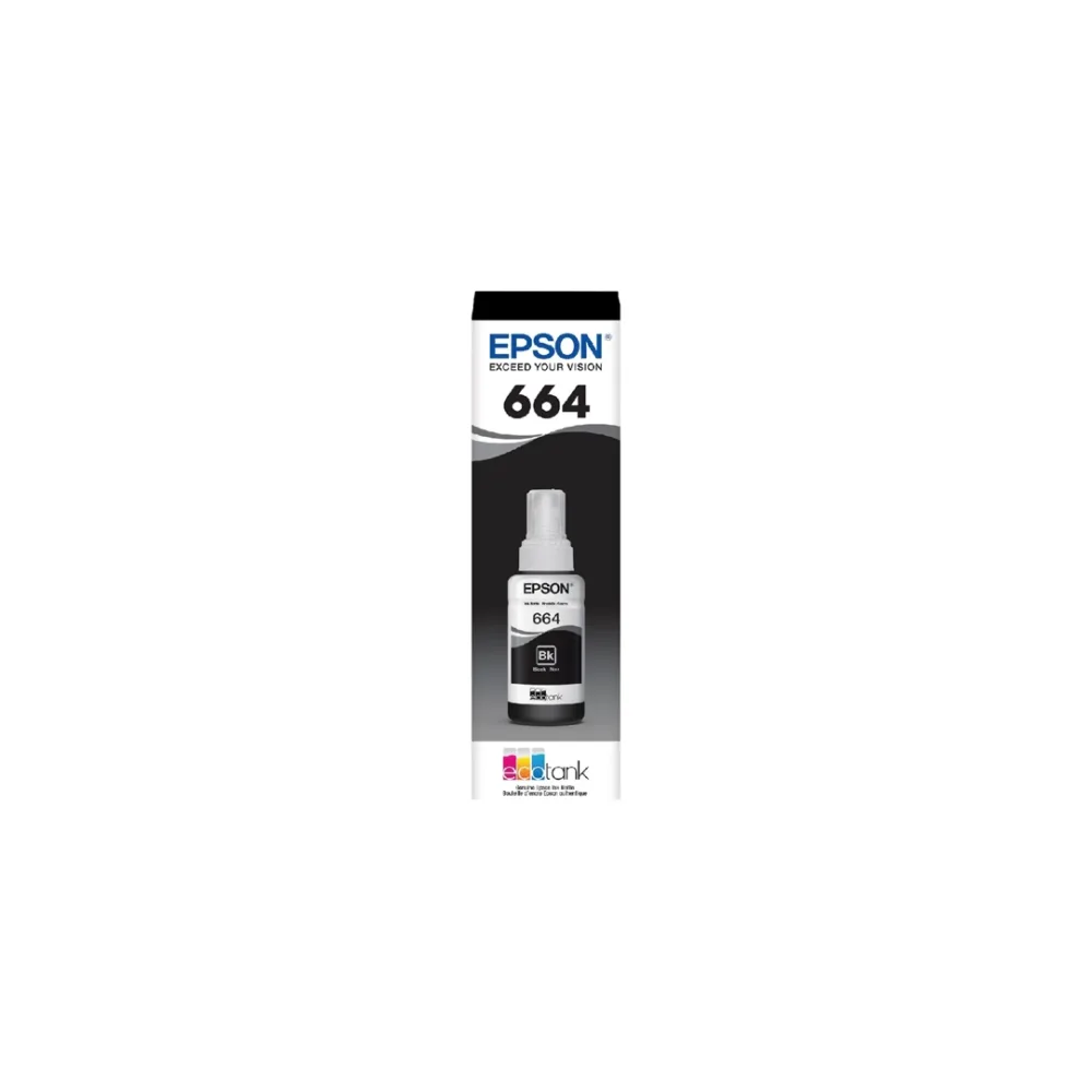 Botella tinta Epson T664 T664120-AL negro EcoTank original