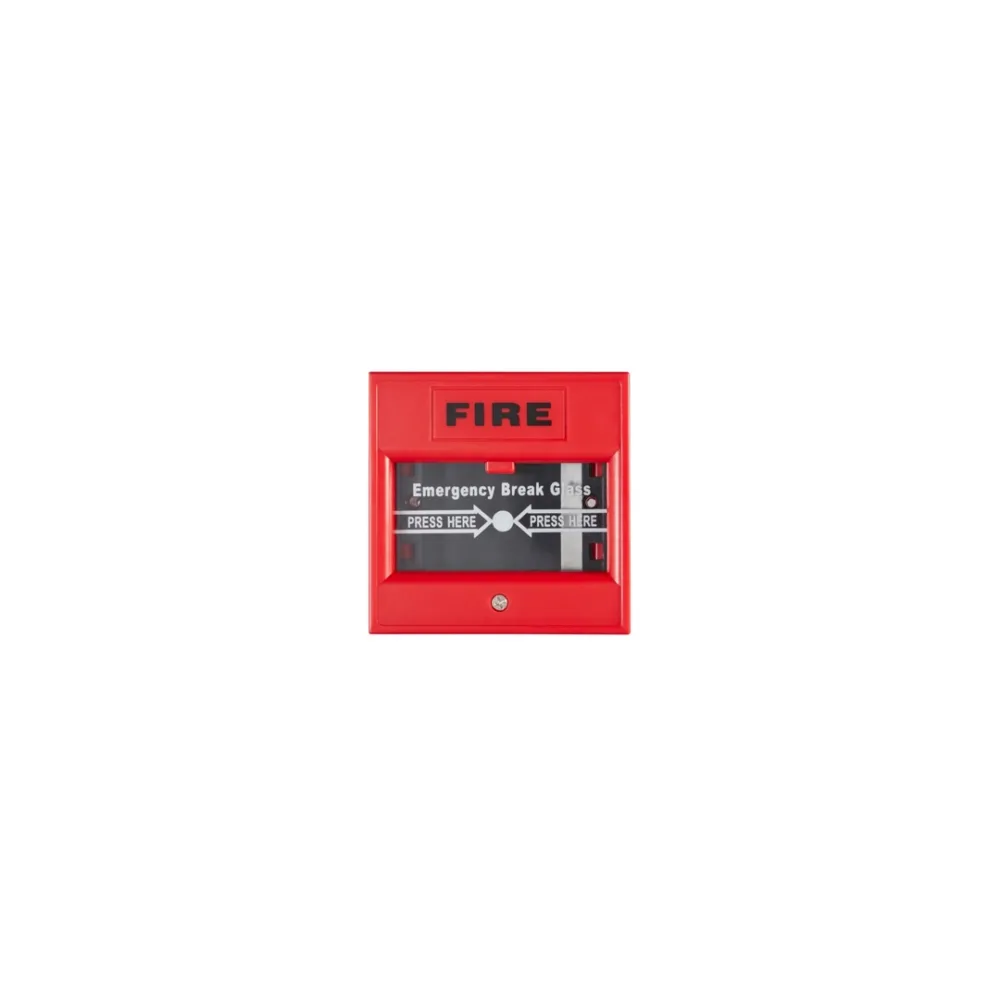 Botón Rompa el Vidrio Hikvision DS-K7PEB Emergencia Seguridad Rojo
