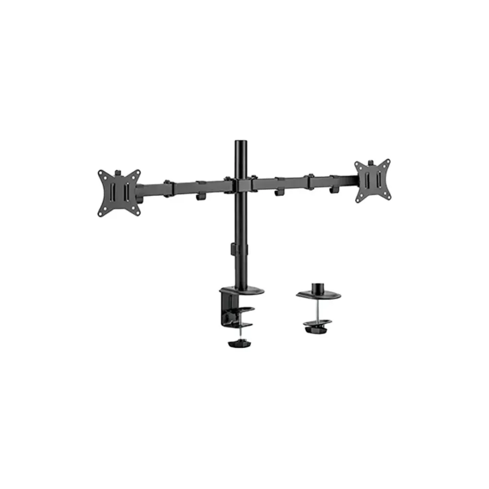 Brazo fijo Xue doble monitor 17-32 VESA soporte ergonomico