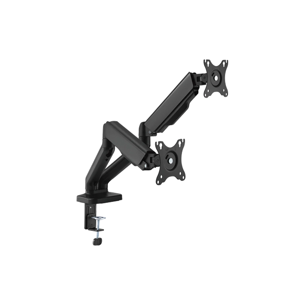 Brazo doble para monitor XUE C024 VESA 17-32" resorte a gas