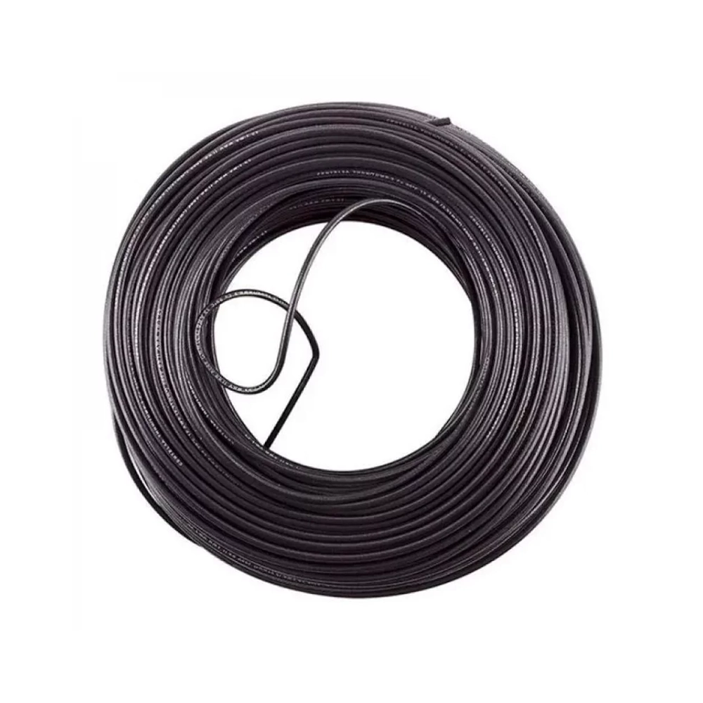 Cable Duplex Cent Calibre 14 300V Negro Conductividad Pro Industrial