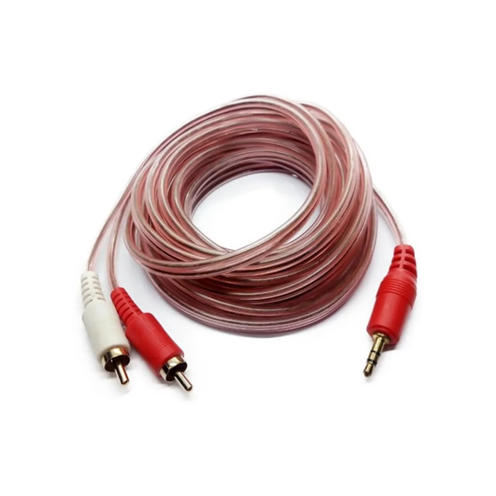 Cable Auxiliar Blindado RCA a 3.5mm 1.5m Alta Fidelidad
