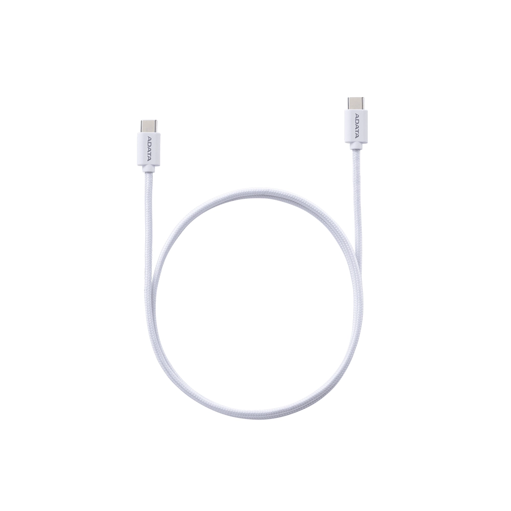 Cable USB C Adata 2m 3.0 blanco carga rapida y datos estables