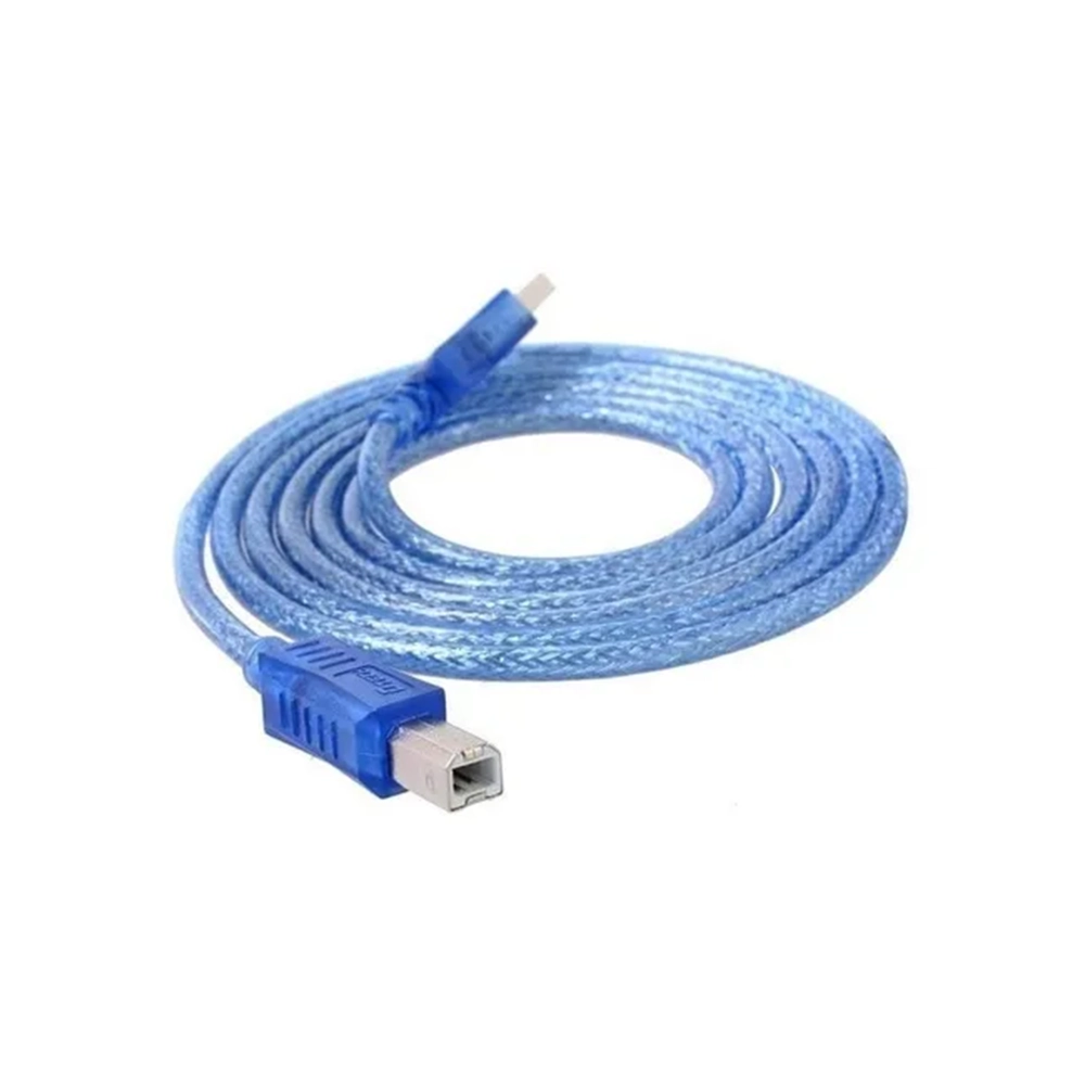 Cable USB Impresora Blindado 3 Metros Alta Transferencia Universal
