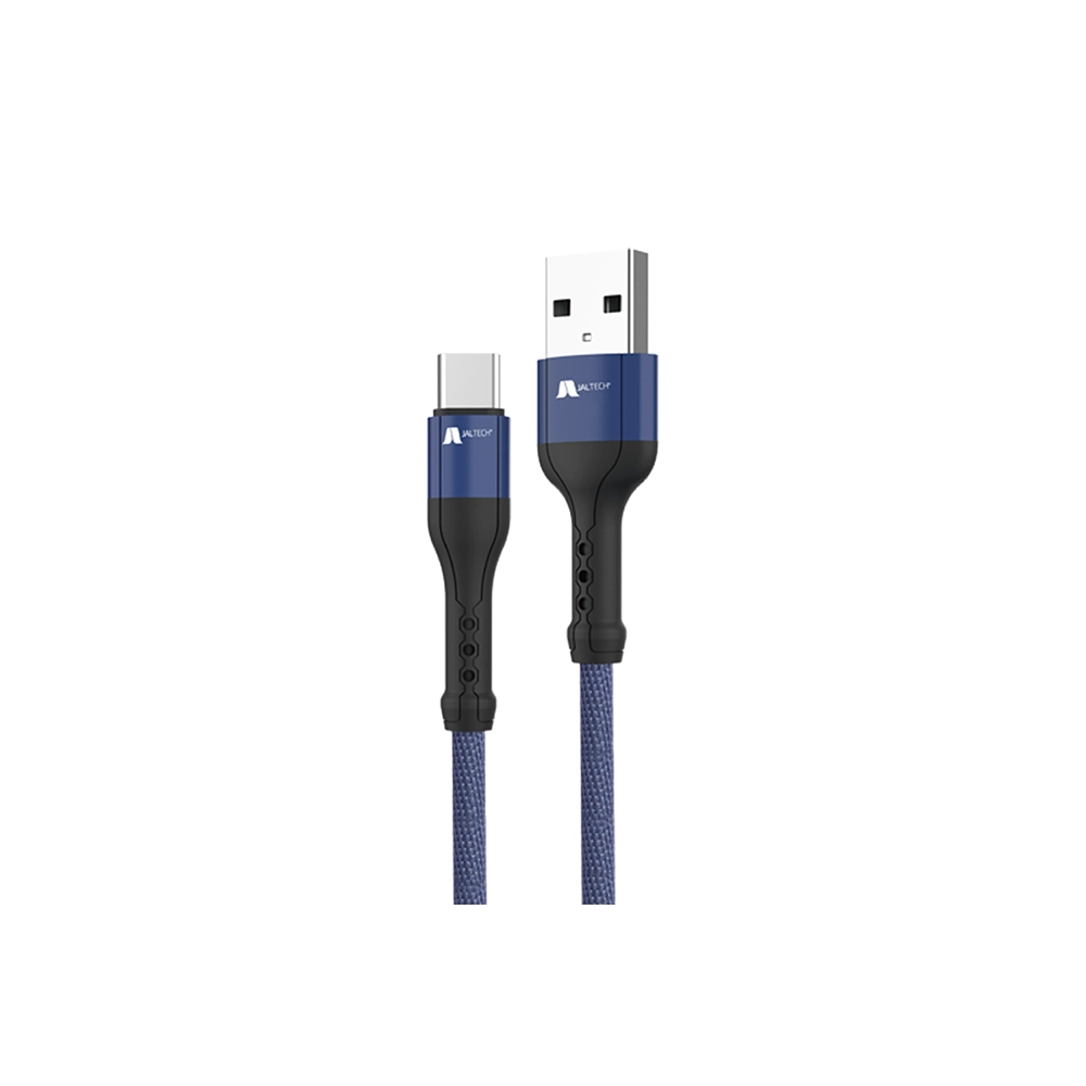 Cable USB a Tipo C Jaltech JAL-C79 ref 30631 metalizado carga