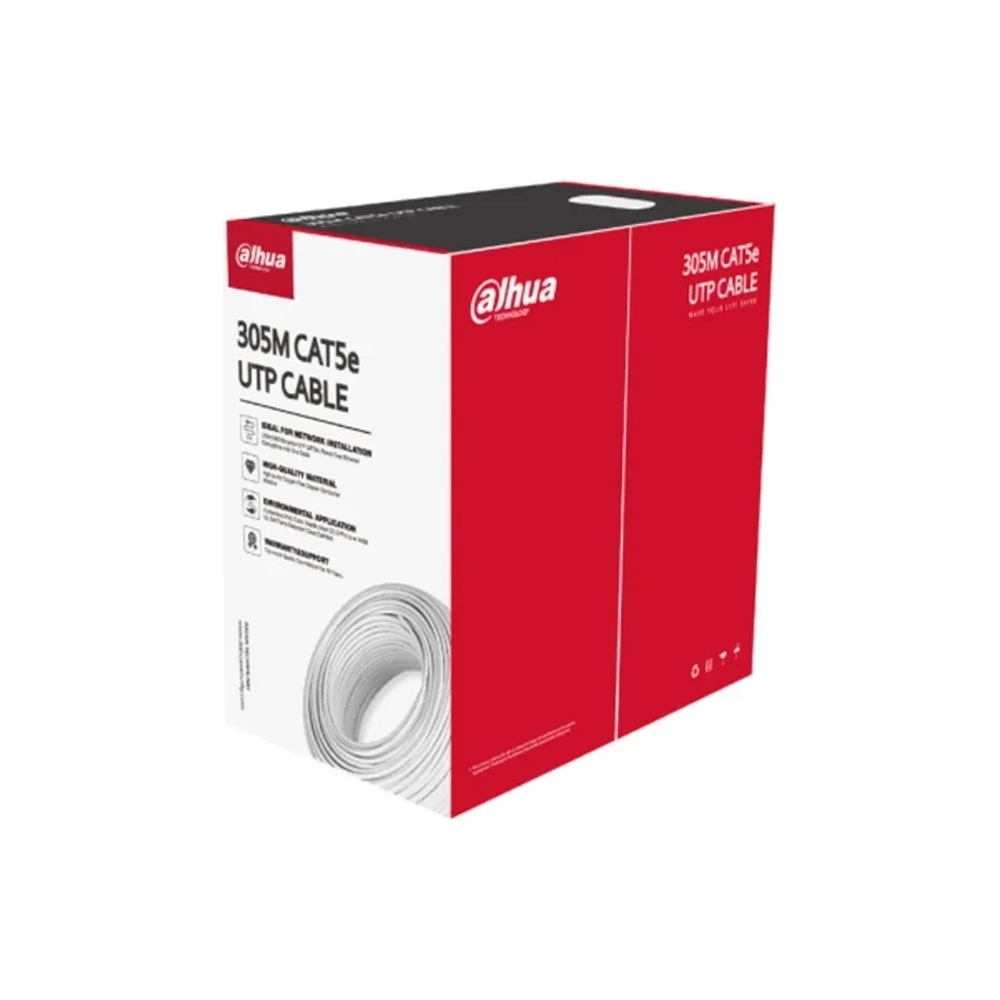Cable UTP Cat5E 305Mts Dahua Interior OFC Alta Pureza