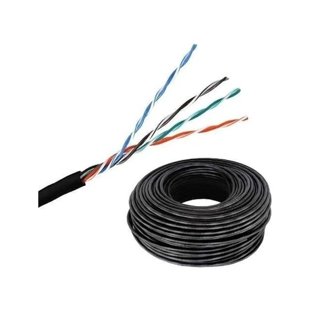 Cable UTP Cat6 Exterior 100mts Lynx Aleación Alta Velocidad Resistente