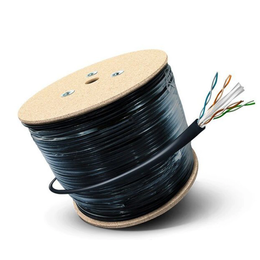 Cable UTP Cat 6 Exterior 100Mts 100% Cobre Resistente a Intemperie