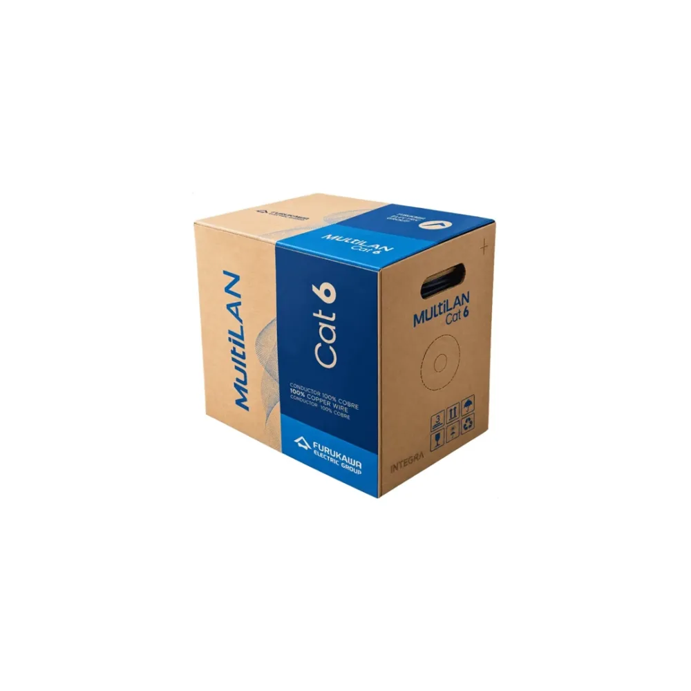 Cable UTP Multilan CAT6 DS-1LN6-UE-W cobre interior 305 m