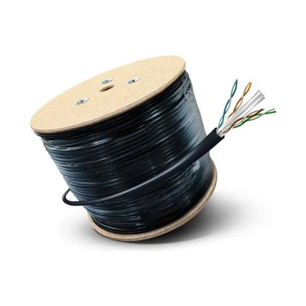 Cable UTP Cat6 Exterior Aleación 305Mts Red Alta Velocidad Profesional