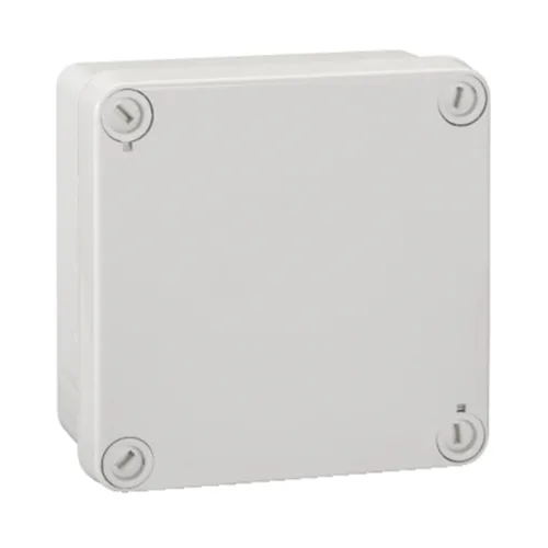 Caja De Paso Dexson 10x10x5cm Tapa Segura Plástico Resistente