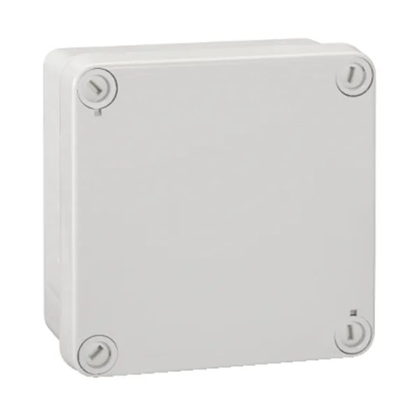 Caja De Paso Dexson 10x10x5cm Tapa Segura Plástico Resistente