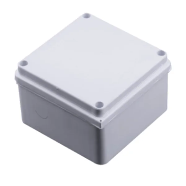 Caja de Paso 10x10x8cm IP40 Línea Básica Refuerzo Metálico