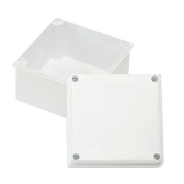 Caja de Paso 10x10x8cm IP40 Línea Básica Refuerzo Metálico