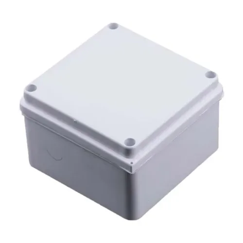 Caja de Paso Plástica SAT 10x10cm Para Instalación CCTV Estética