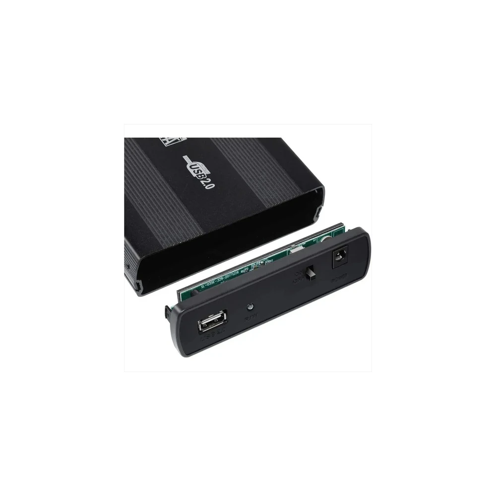 Caja Externa Para Disco Sata 3.5 USB 2.0 PC Portátil y Seguro