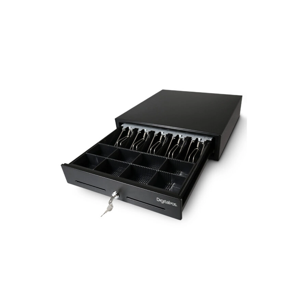 Cajón monedero metálico Dig-KR410 5 billetes 8 monedas RJ12