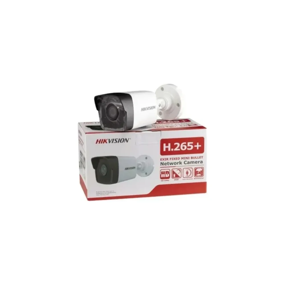 Cámara IP Bala Hikvision 2MP DS-2CD1023G2-I Visión Nocturna Exterior