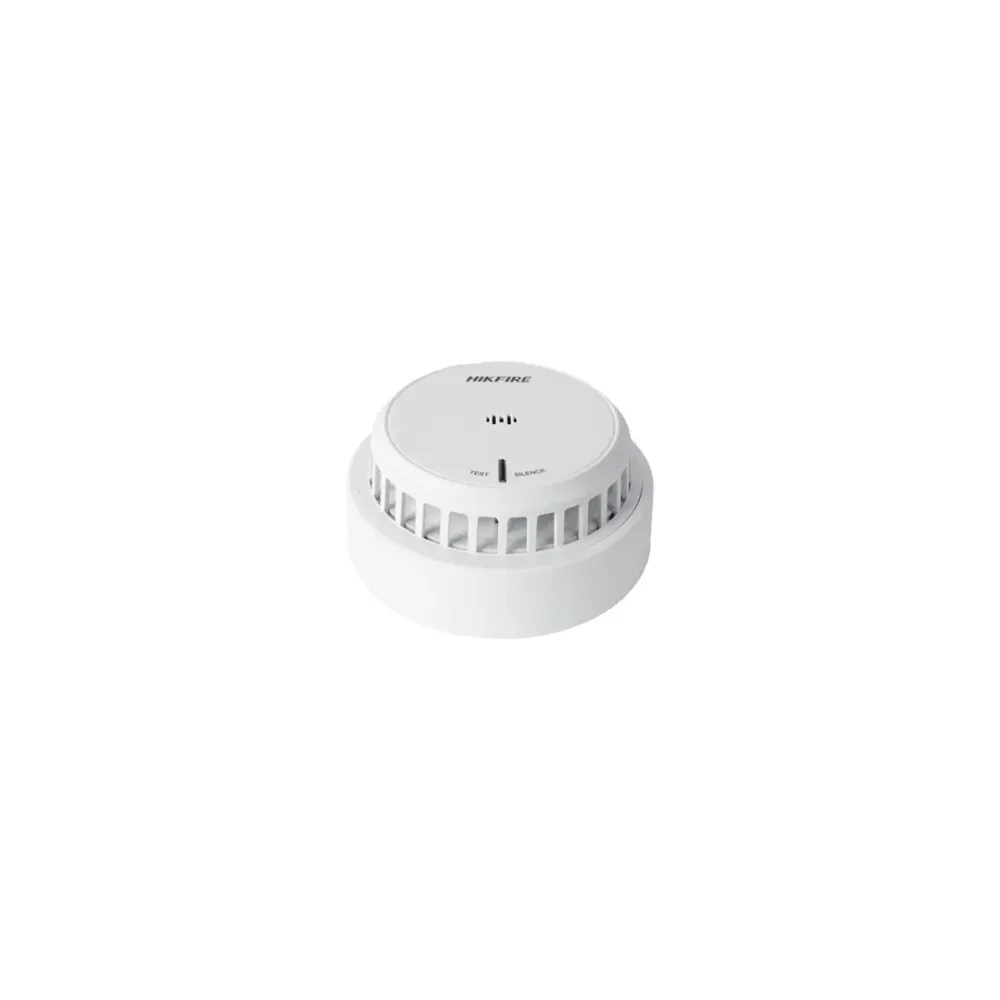 Sensor de humo Hikvision HF-S2 alarma salida cableada segura