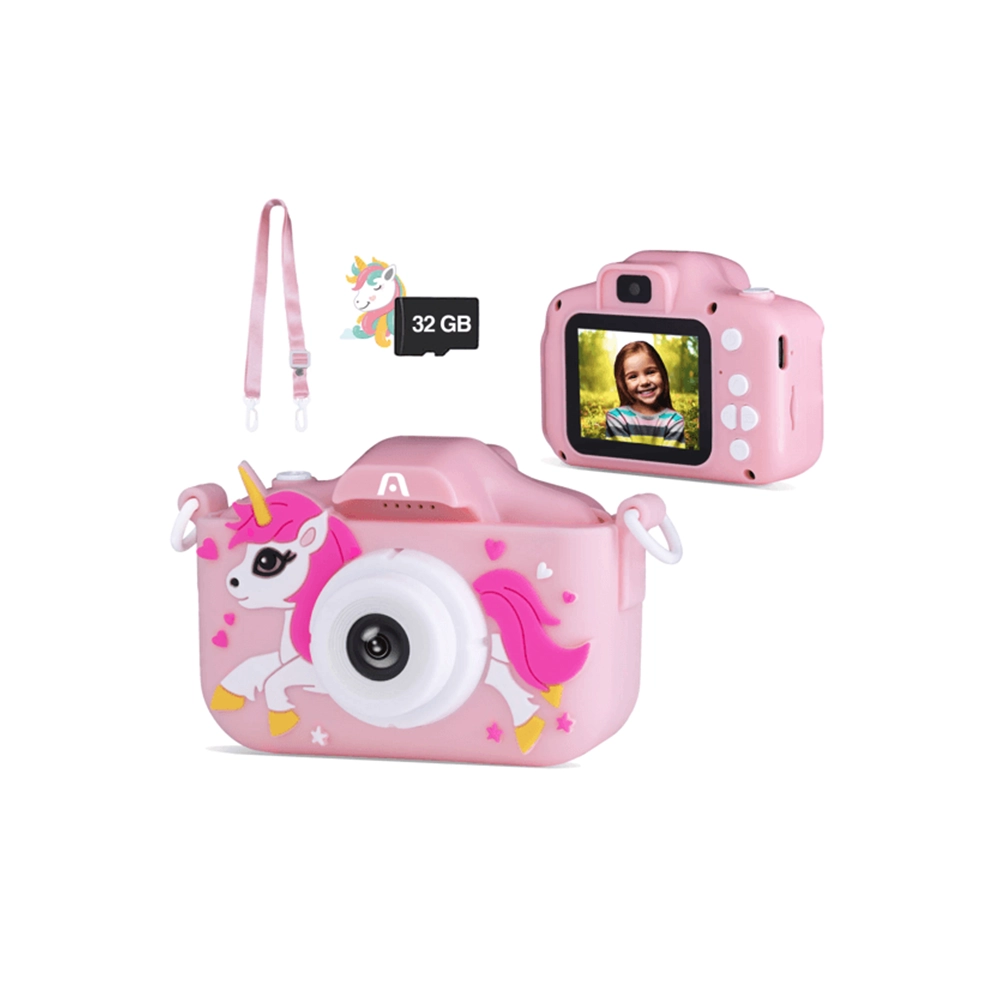 Cámara-infantil-Argom-PIX81-rosada-40MP-con-juegos-integrados-1 Cámara infantil Argom PIX81 rosada 40MP con juegos integrados