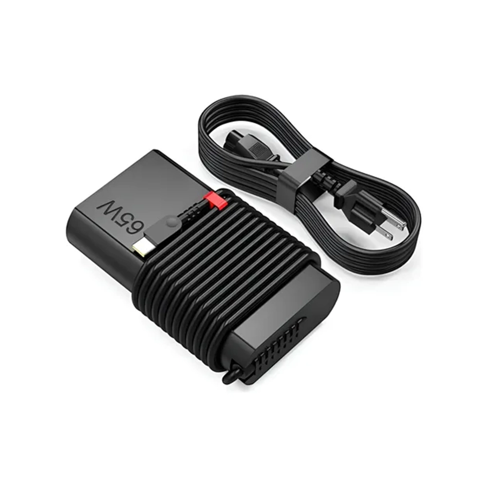 Cargador Lenovo ThinkPad 65W USB‑C Slim Carga Rápida para viaje