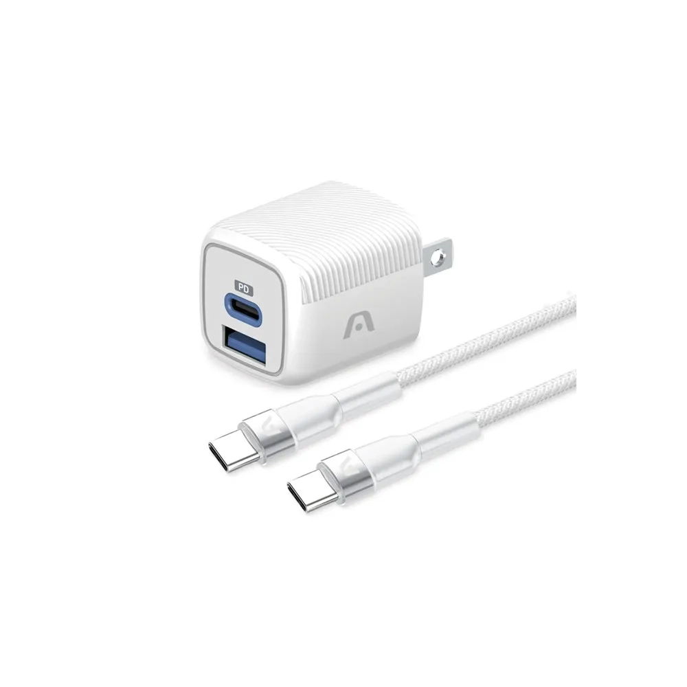 Cargador Argom Tipo C 18W Carga Rápida con Cable USB