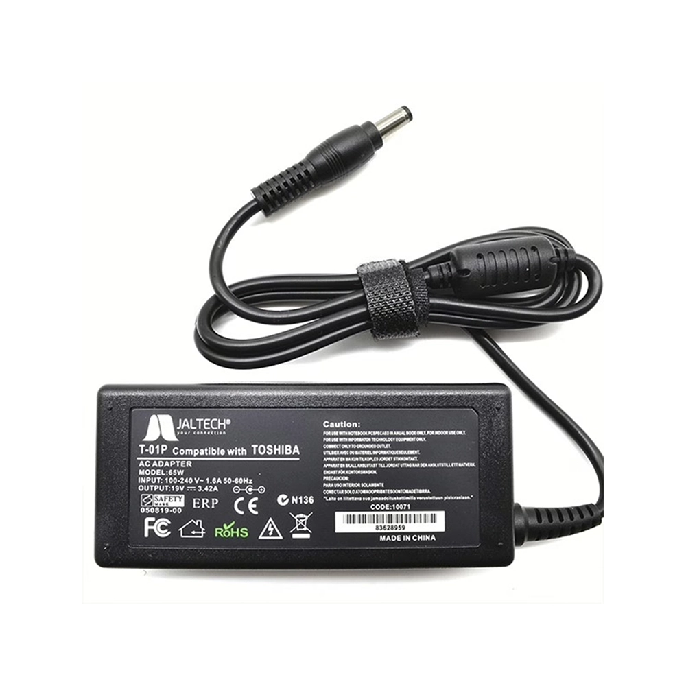 Cargador Premium Toshiba 19V 3.42A Punta 5.5x2.5 Alta Compatibilidad