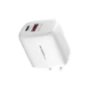 Cargador-dual-rápido-Argom-40W-USB-C-PD-blanco-compacto-2 Cargador dual rápido Argom 40W USB-C PD blanco compacto