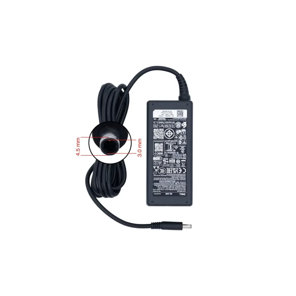 Cargador portátil Dell DE9968-O 65W 19.5V punta 4.5x3.0 original