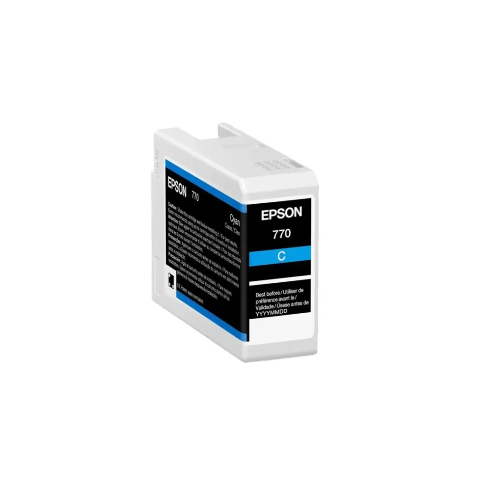 Cartucho Tinta Epson T770 Cian 25 ml UltraChrome PRO10 Original