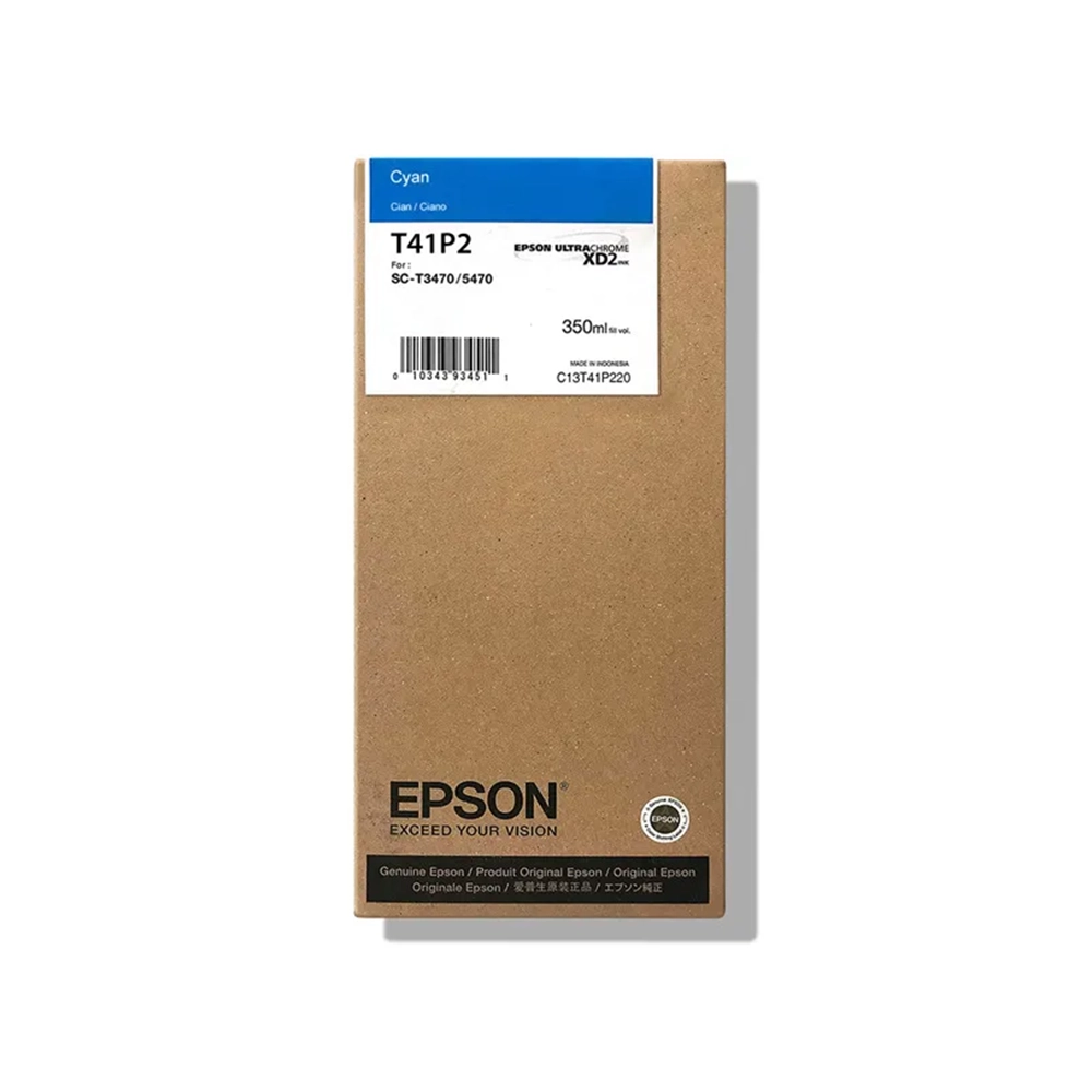Cartucho de Tinta Cyan Epson 350ml Colores Intensos