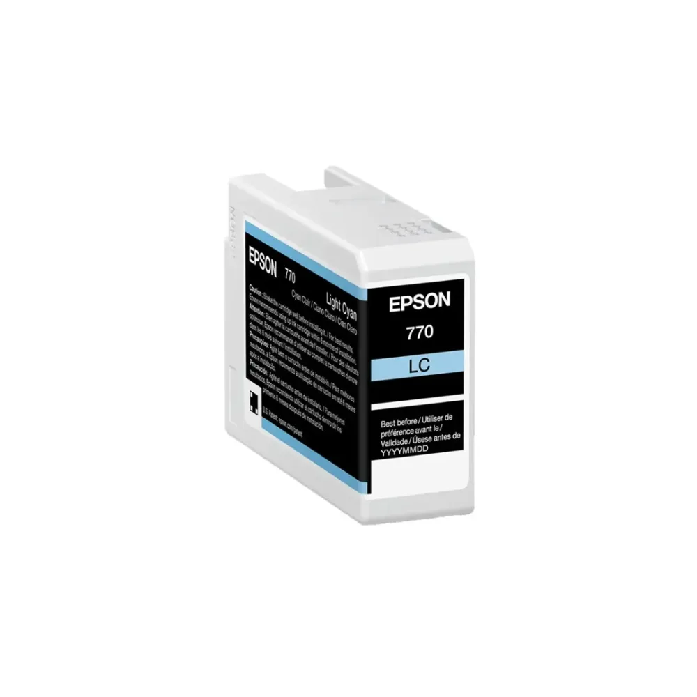 Cartucho de Tinta Epson T770 Cian Claro 25 ml UltraChrome PRO10