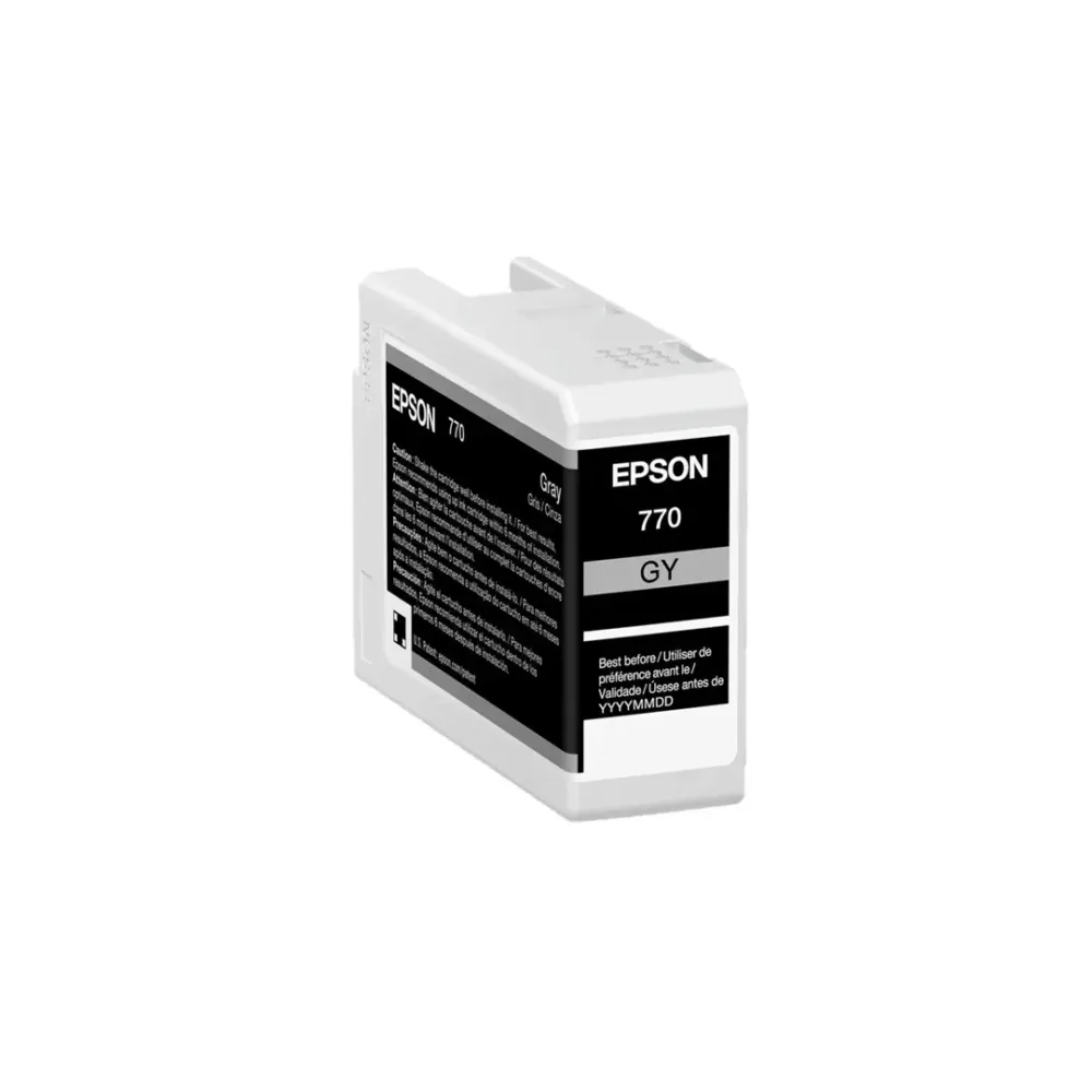 Cartucho de Tinta Epson T770 Gris Claro 25 ml UltraChrome PRO10
