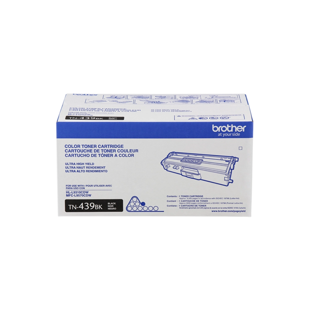 Cartucho de tóner Brother TN439BK Ultra alto Rendimiento Láser - Negro