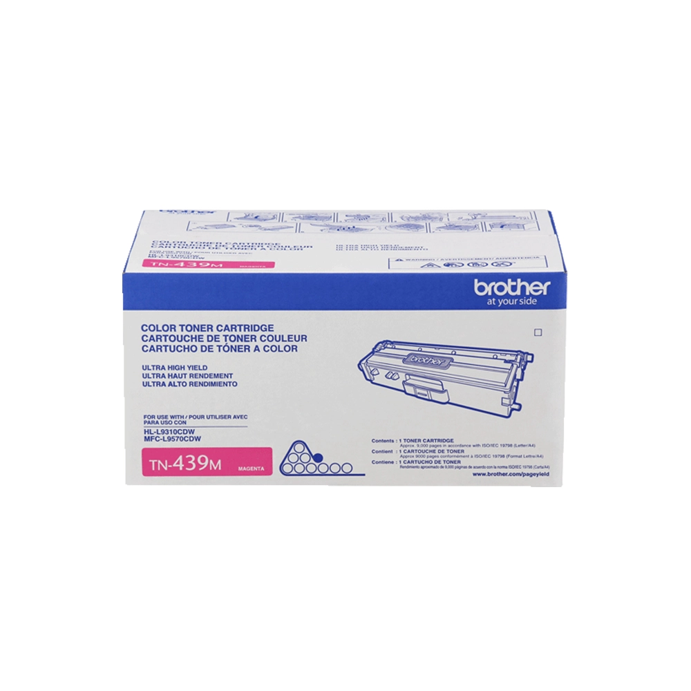 Toner magenta Brother TN439M ultra alto rendimiento 9000 paginas