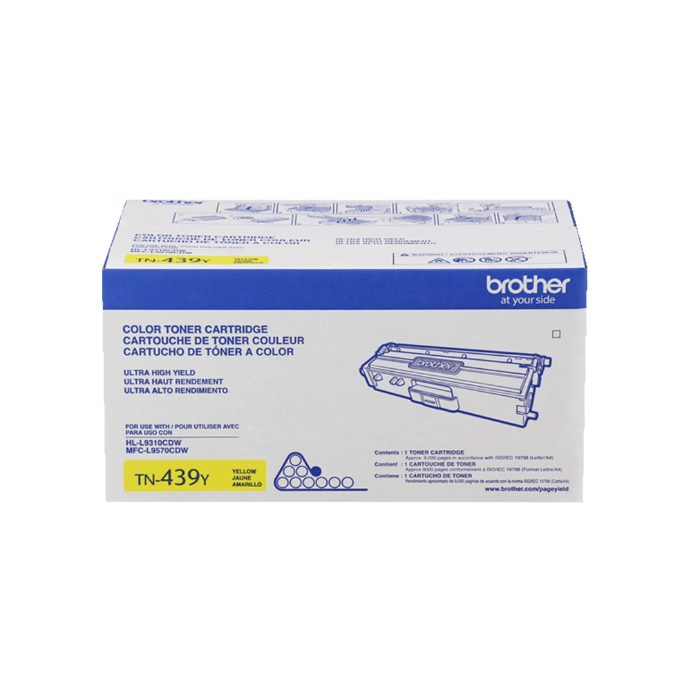 Toner amarillo Brother TN439Y ultra alto rendimiento laser