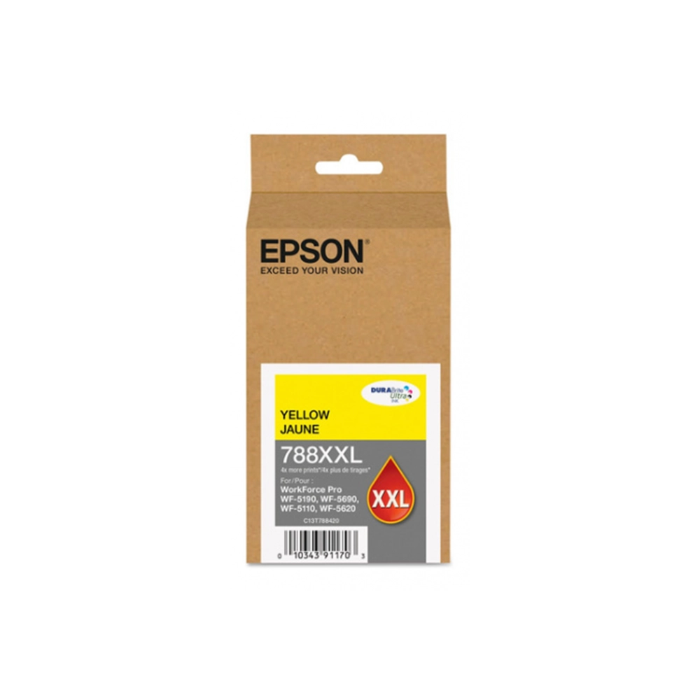 Cartucho tinta amarilla Epson WF-5190 WF-5690 DURABrite