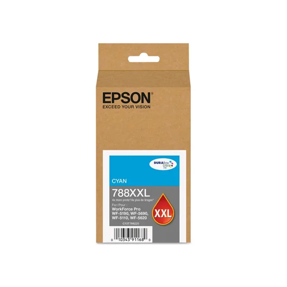 Cartucho tinta cyan Epson WF-5190 WF-5690 DURABrite Pro