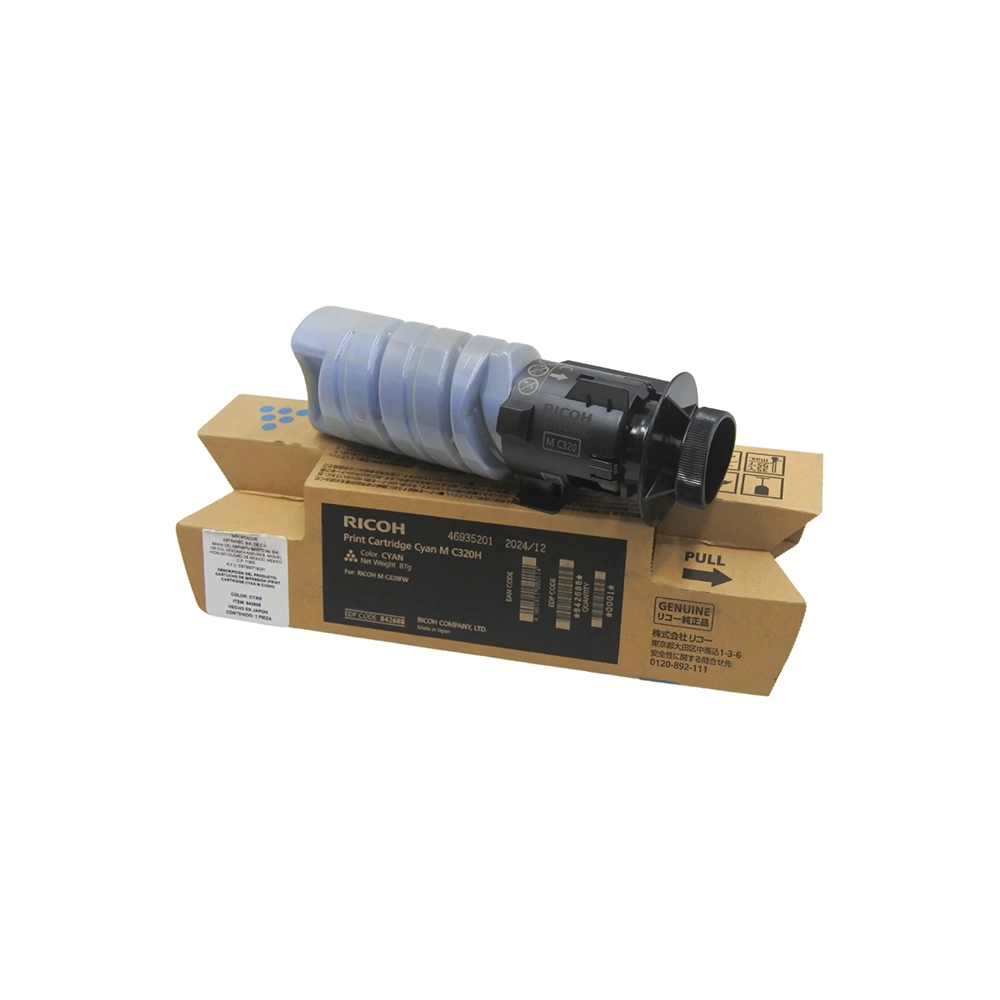 Cartucho toner cyan Ricoh 842688 para M C320FW 7500 paginas