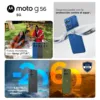 Celular Motorola 5G 8GB RAM 256GB IP68 Azul Marino Carga Rápida